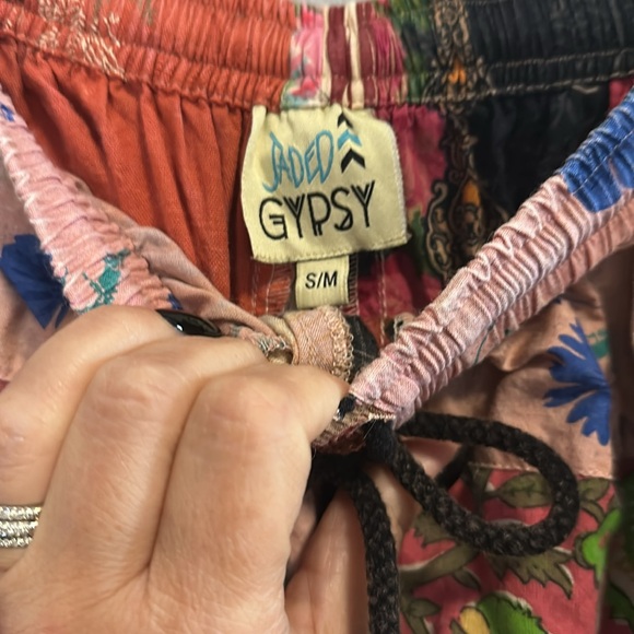 Jaded Gypsy Patchwork Ballon Pants Joggers - Picture 5 of 7